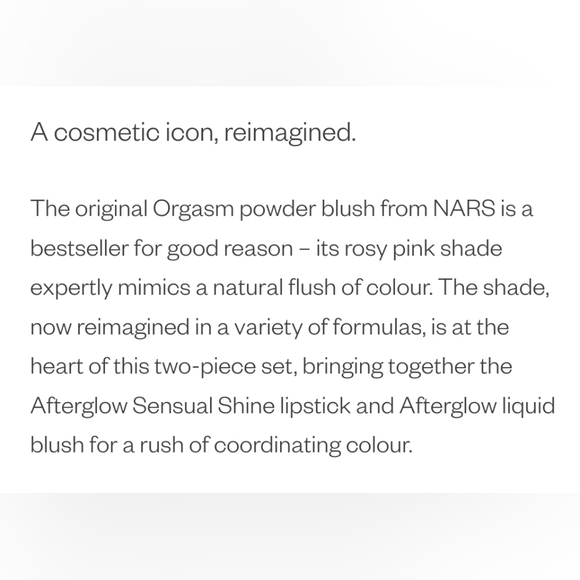 Nars Orgasm Afterglow Shine & Afterglow Liquid Blush Bundle | Brand New in Box - Picture 6 of 9